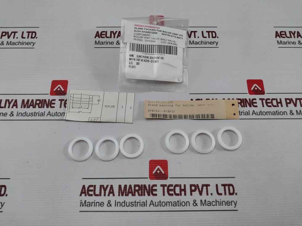 Teflon Ae0105-0713.N07 Seat Gland Steam Thrust Bearing Kit For Boiler Vent V/V