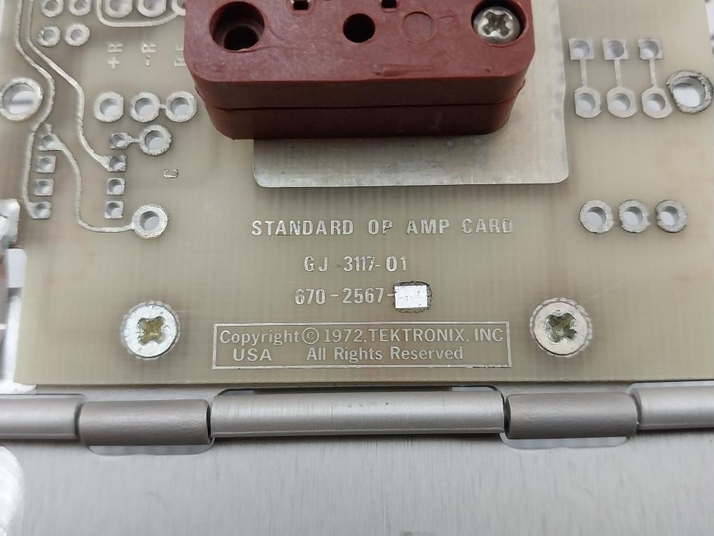 Tektronix Operational Amplifier Pcb Module 670-2567