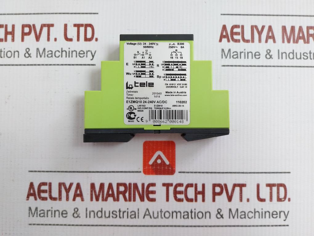 E1Zmq10 4-function Timing Relay 24-240V Ac/Dc Tele