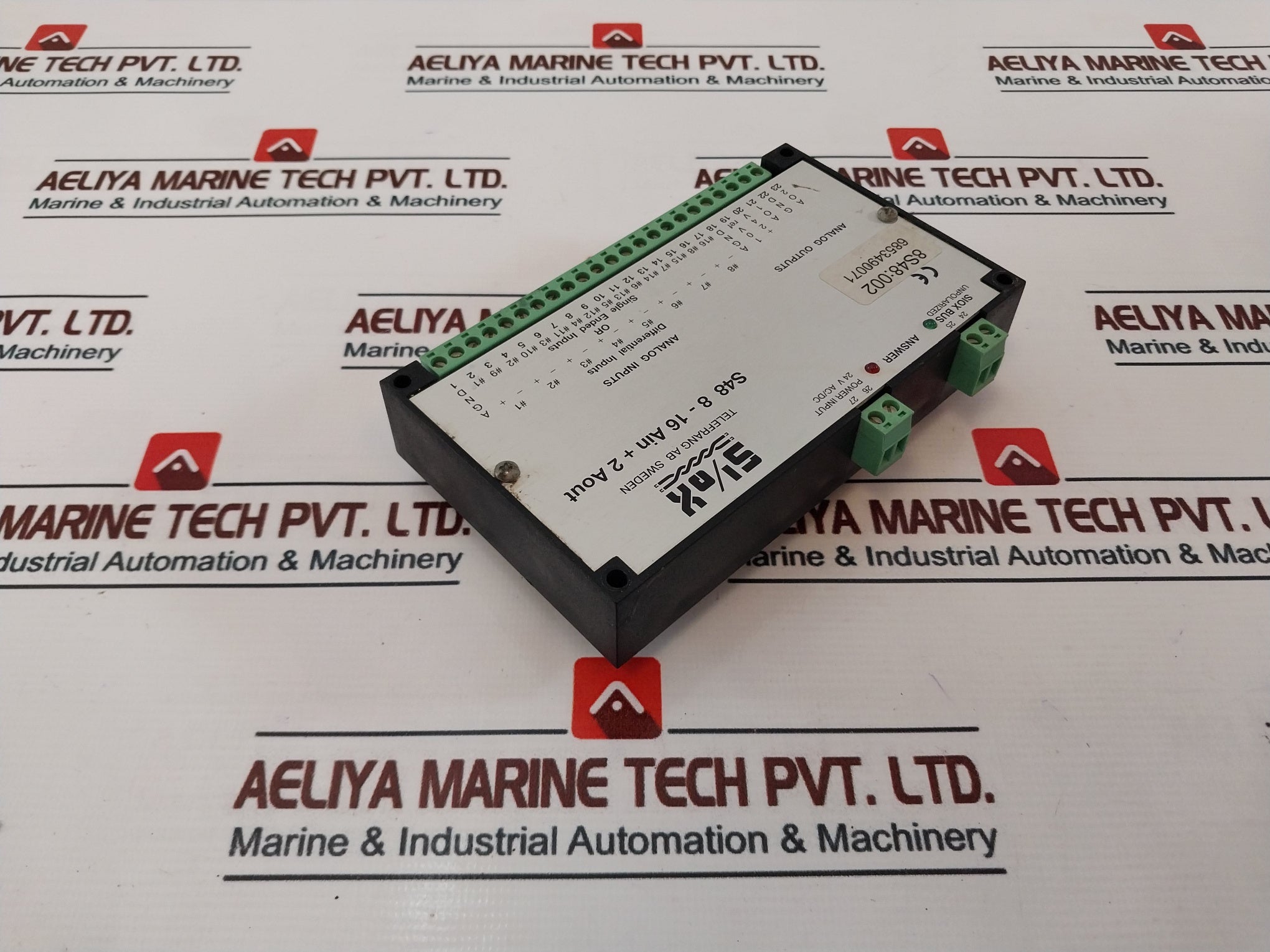 Telefrang S48 8-16 Ain + 2 Aout Analog Input/Output Module 24V Ac/Dc