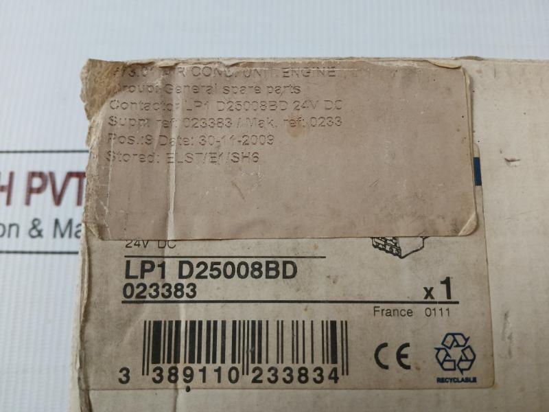 Telemecanique 1000V/40A Contactor Lp1 D25008Bd