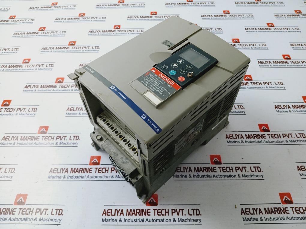 Telemecanique Atv58Hu29N4 Adjustable Speed Drive With Heat Sink Emc Filter 1.5Kw