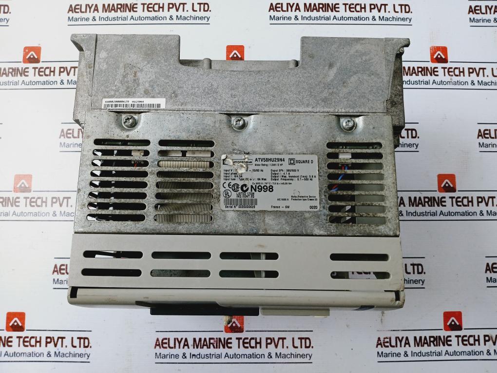 Telemecanique Atv58Hu29N4 Adjustable Speed Drive With Heat Sink Emc Filter 1.5Kw
