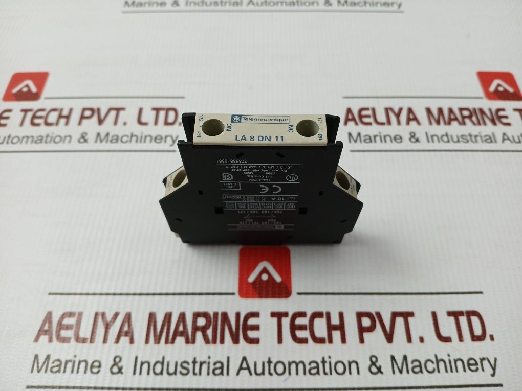 Telemecanique Auxiliary Contact Block La 8 Dn 11