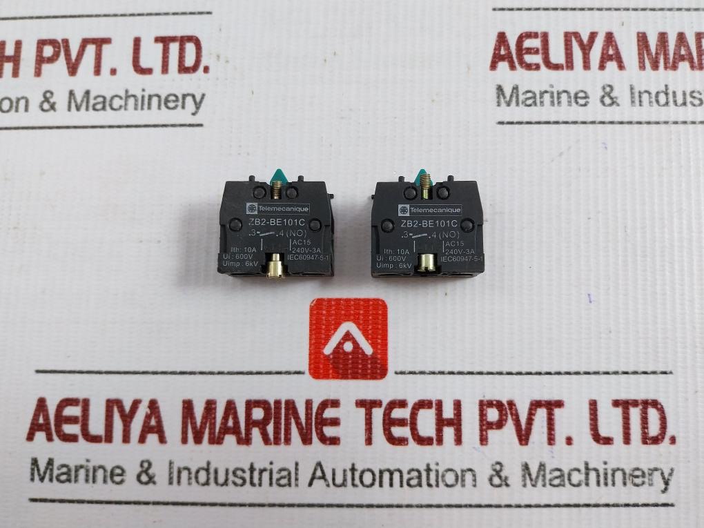 Telemecanique Contact Block Ac15 240V-3A Zb2-be101C