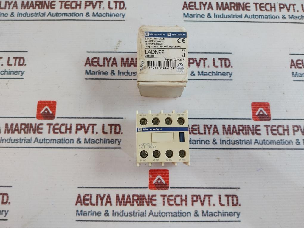 Lot of 3X TELEMECANIQUE LADN22 Tesys Auxiliary Instant Contact Block 10A 690V