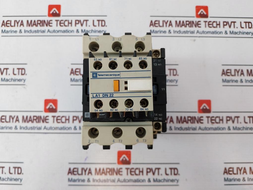 Telemecanique Lc1 D50 11/ La1 Dn22 Contactor Motor Control 80A 1000V