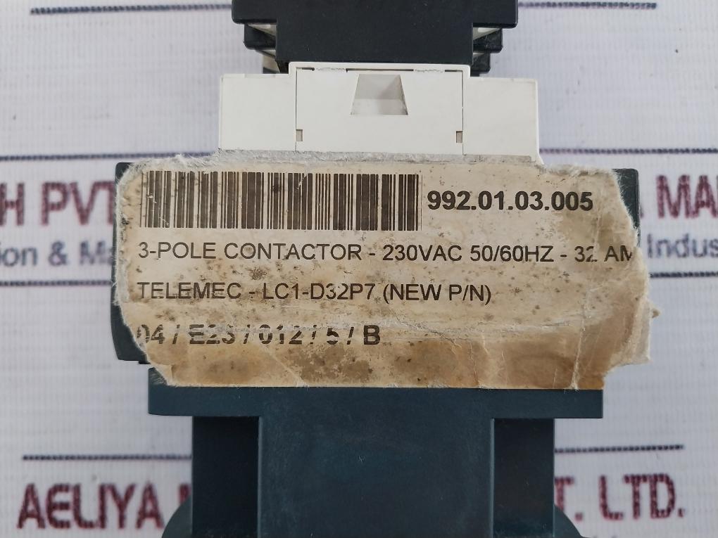 Telemecanique Lc1 D/Lp1 D, 3P Contactor W/ La1 Dn22 M Contact Block