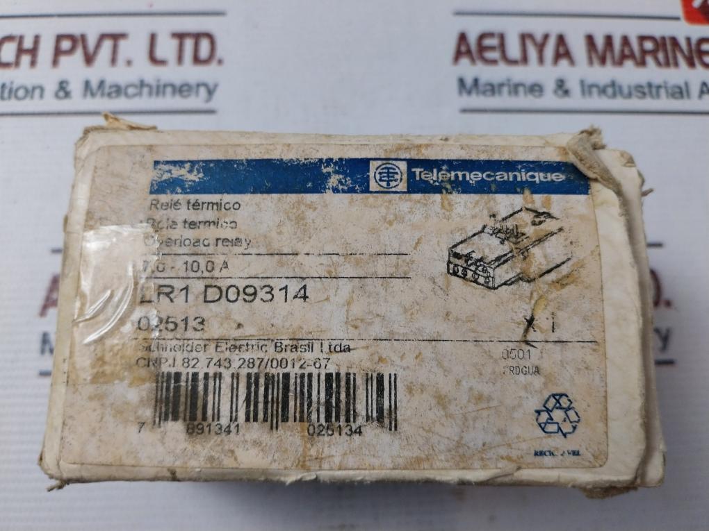 Telemecanique Lr1-d09314 Overload Relay 02513