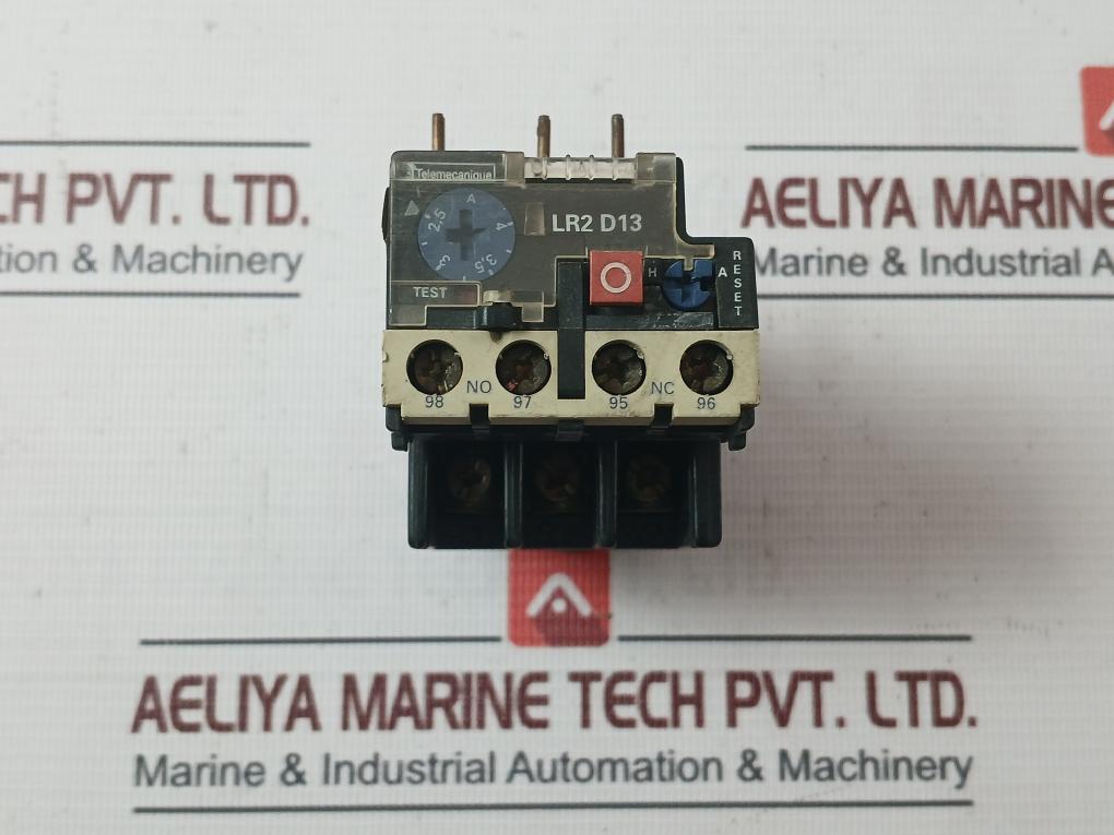 Telemecanique Lr2 D1308 Thermal Overload Relay 6Kv 2.5 – 4 Amps 750V Ac