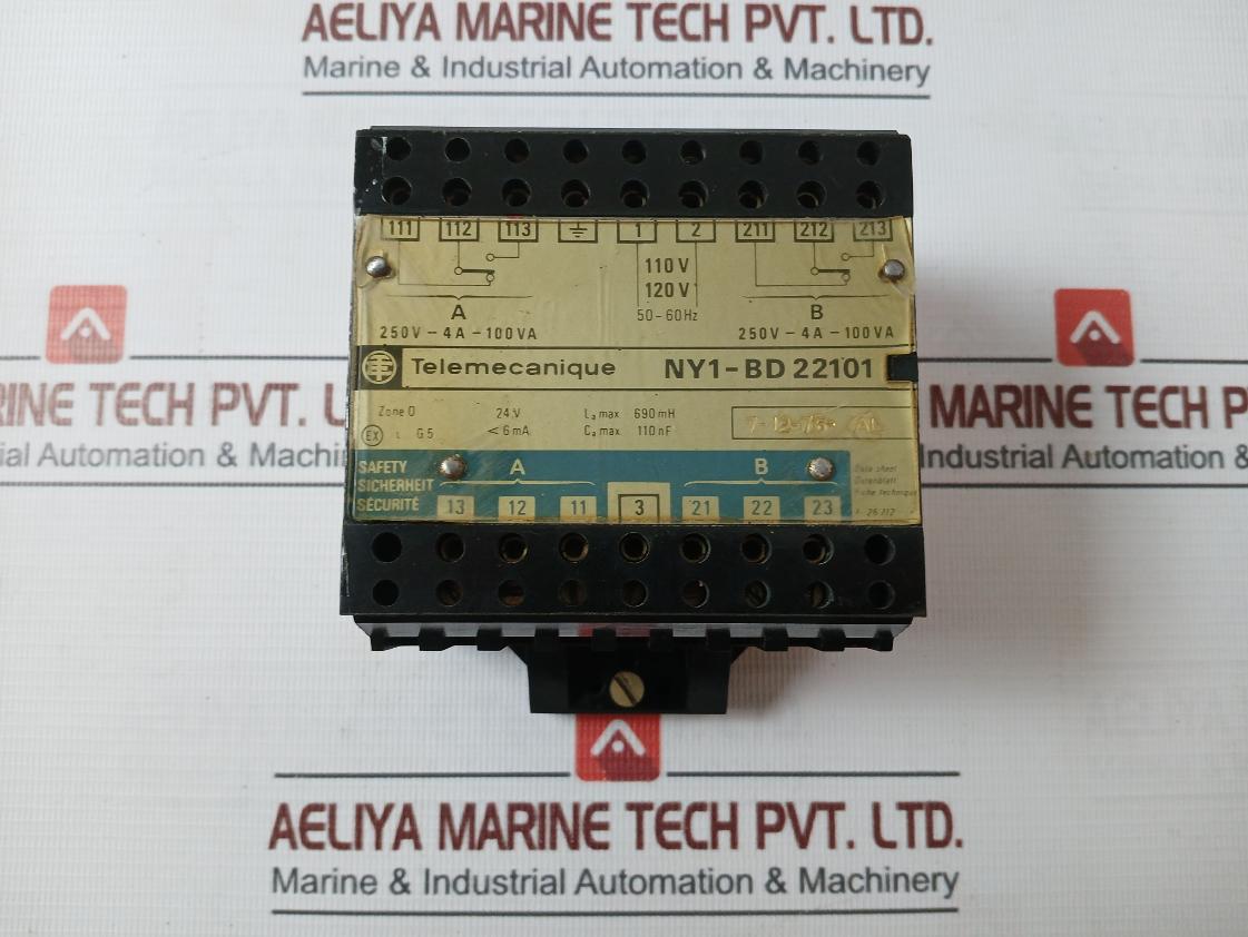Telemecanique Ny1-bd2210 Protection Unit 50-60Hz