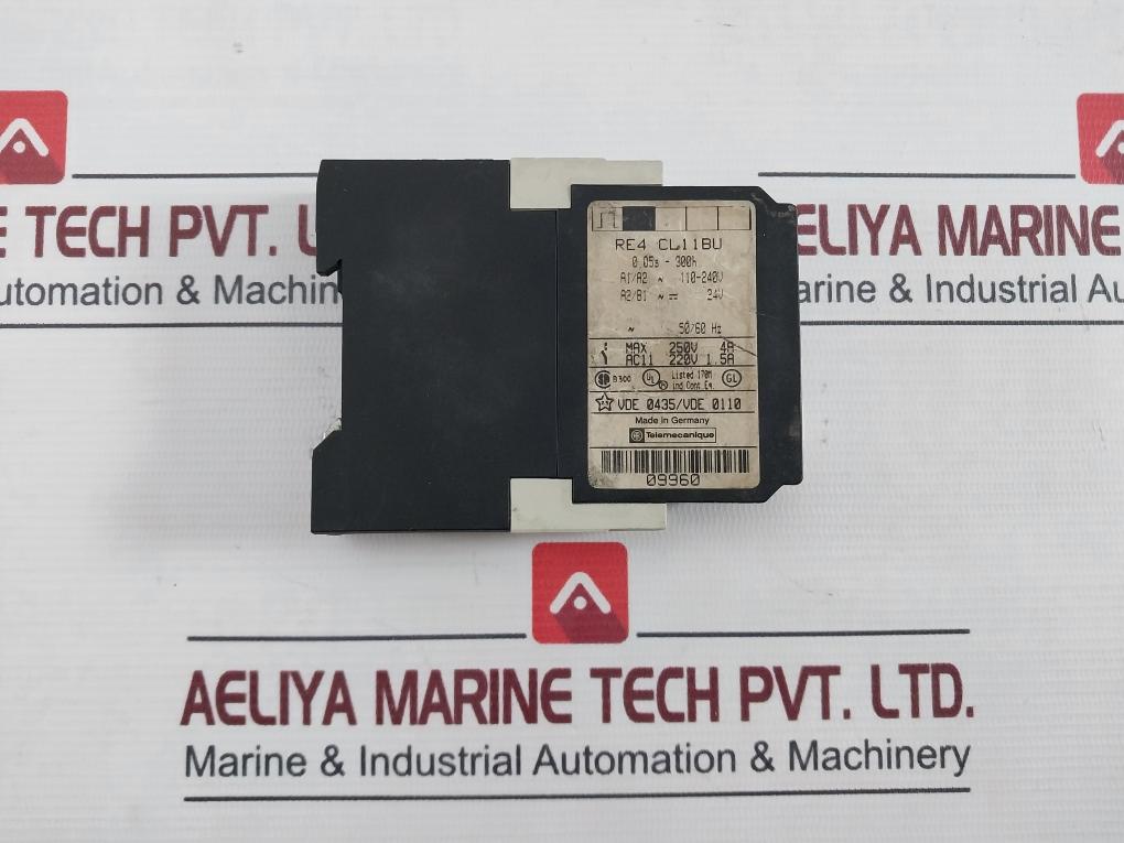 Telemecanique Re4 Cl11Bu Timing Relay Ac11 220V 1,5A