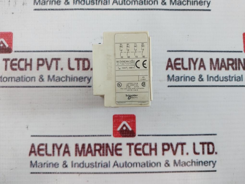 Lot of 2X TELEMECANIQUE LADN04 Auxiliary Contact Block A600 Q600