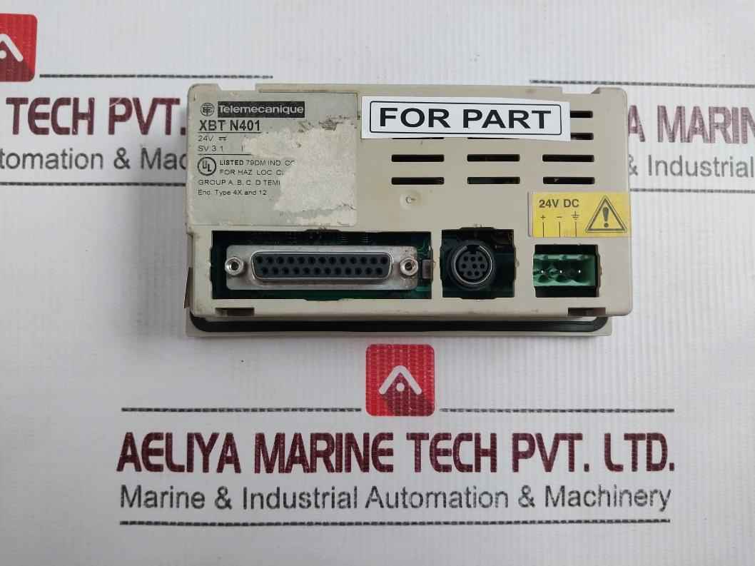 Telemecanique Xbt N401 Human Machine Interface Small Panel (not Working)