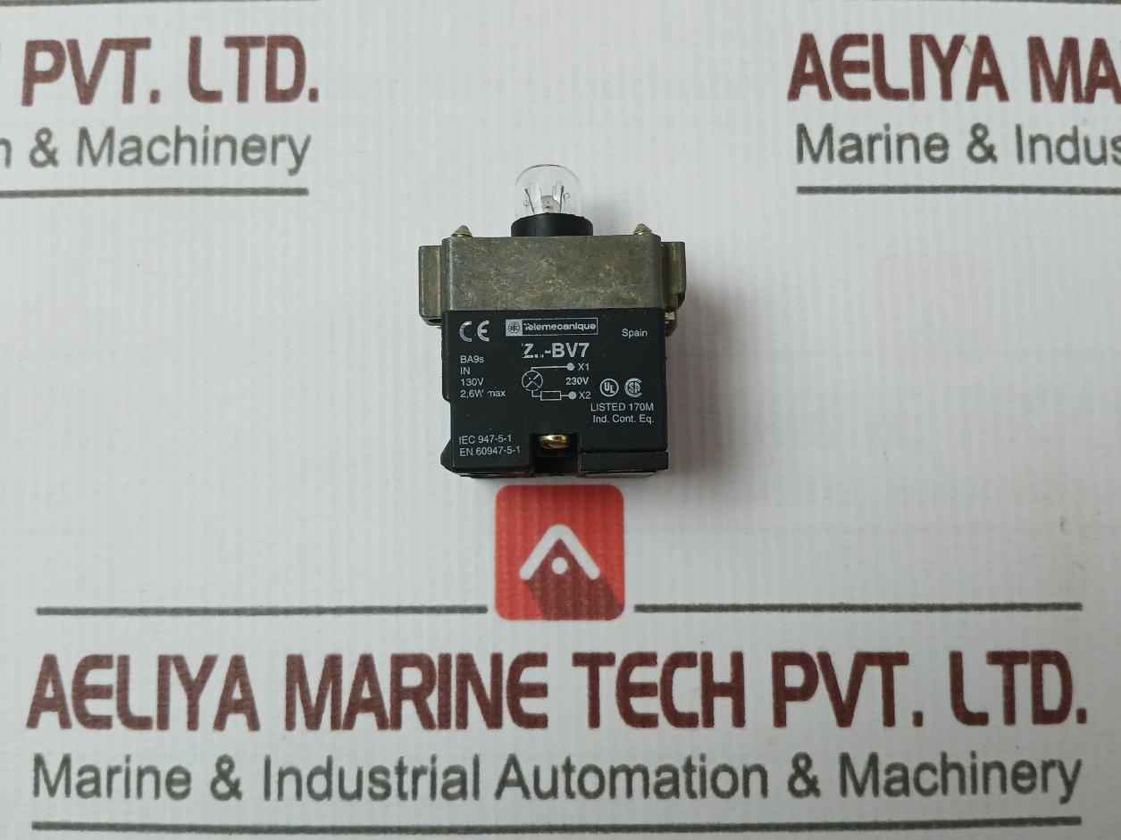 Telemecanique Z..-bv7 Body For Pilot Light 2,6W Max 230V
