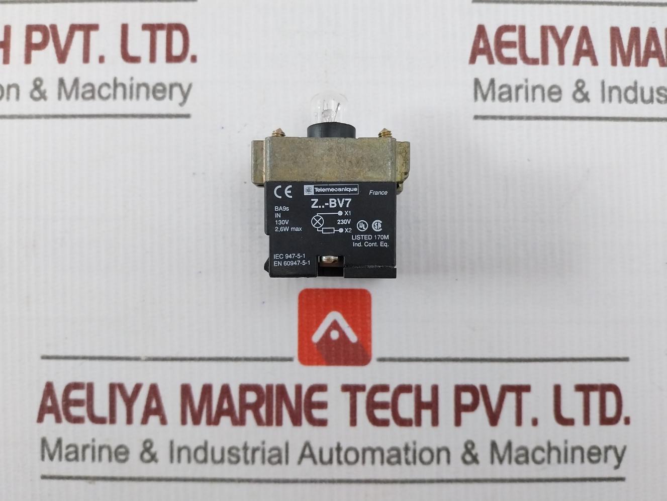 Telemecanique Zb2 Bv7 Pilot Light Module