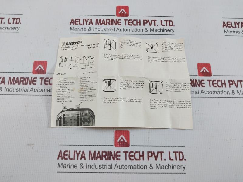Temperature Controller 10(2) A 380V Sauter Tkc 7B 20 F001
