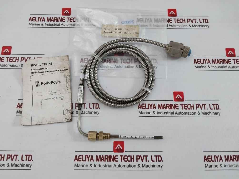Temperature Sensor -50˚C To 800˚C 2 Meter Danfoss Mbt 5111-0101-0175-111