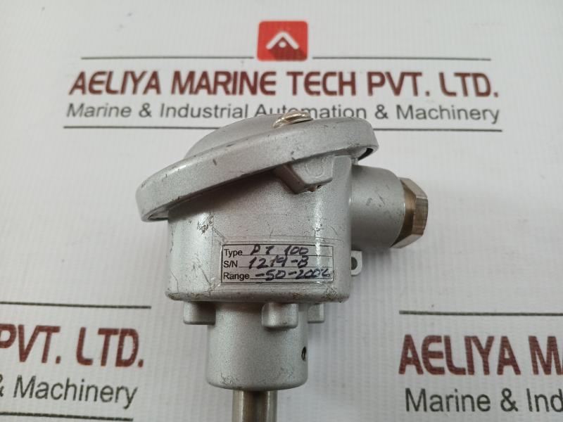 Temperature Sensor Probe Range-50-200˚C Pt 100 Rtd