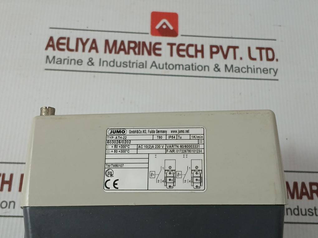 Temperature Thermostat Switch Ac 10(2)A 230V Jumo Ath-22