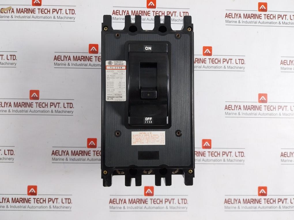 Terasaki-Electric-225A-Nke-4180-3-pole-Air-Circuit-Breaker-Tl-225B-208424-6