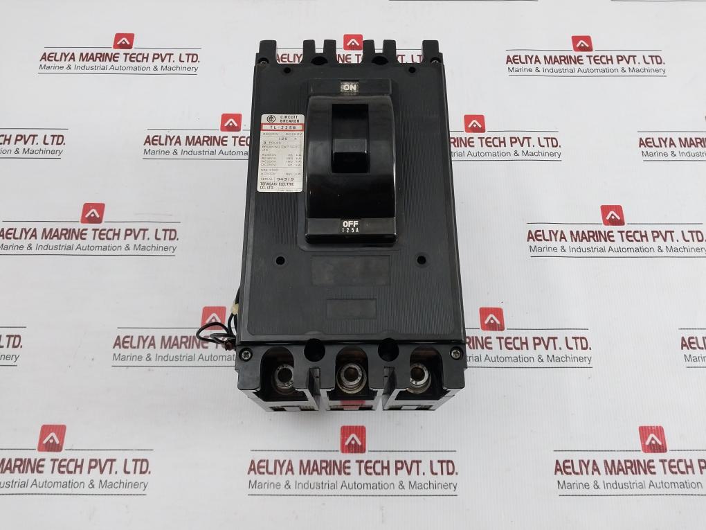 Terasaki-Electric-Ac600V-Dc250V-3-pole-Circuit-Breaker-Tl-225B-208840-2