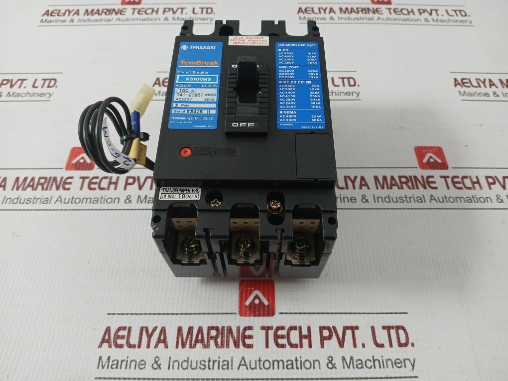 Terasaki-Electric-Circuit-Breaker-Ac600v-Dc250v-Xs100ns-3