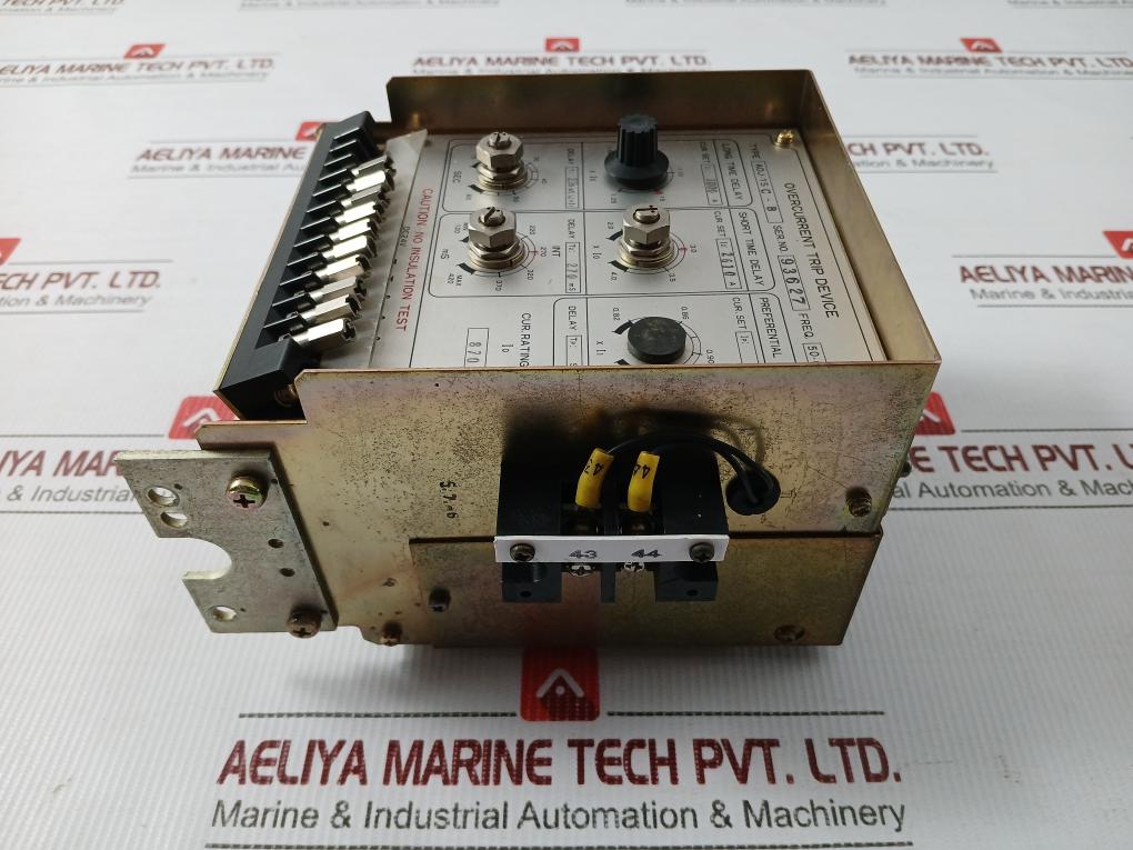 Terasaki 50-60Hz Dc 24V 870A Overcurrent Trip Device Aoj-1Sc-b