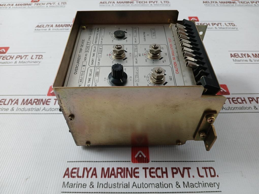 Terasaki 50-60Hz Dc 24V 870A Overcurrent Trip Device Aoj-1Sc-b