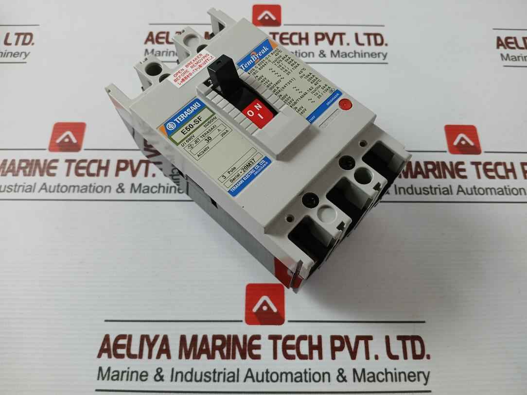 Terasaki E50-sf Tembreak No-fuse Breaker 3Pole 690V 50/60Hz