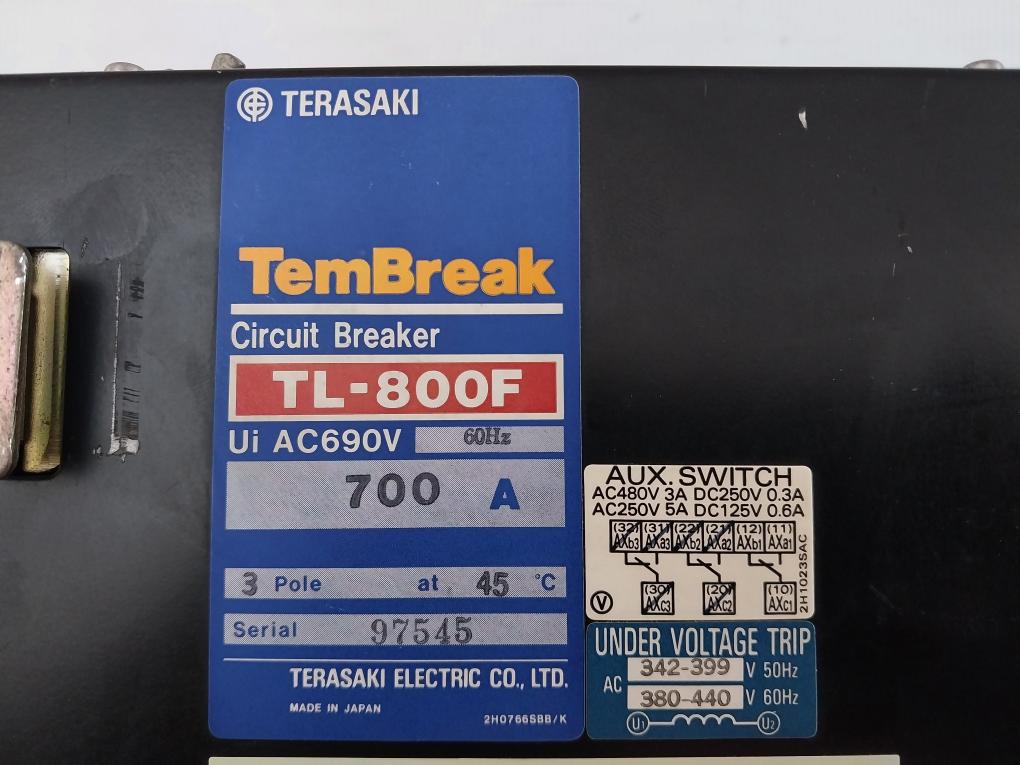Terasaki Electric Ac690V 60Hz 3 Poles Motor Operator For Circuit Breaker Tmc9B