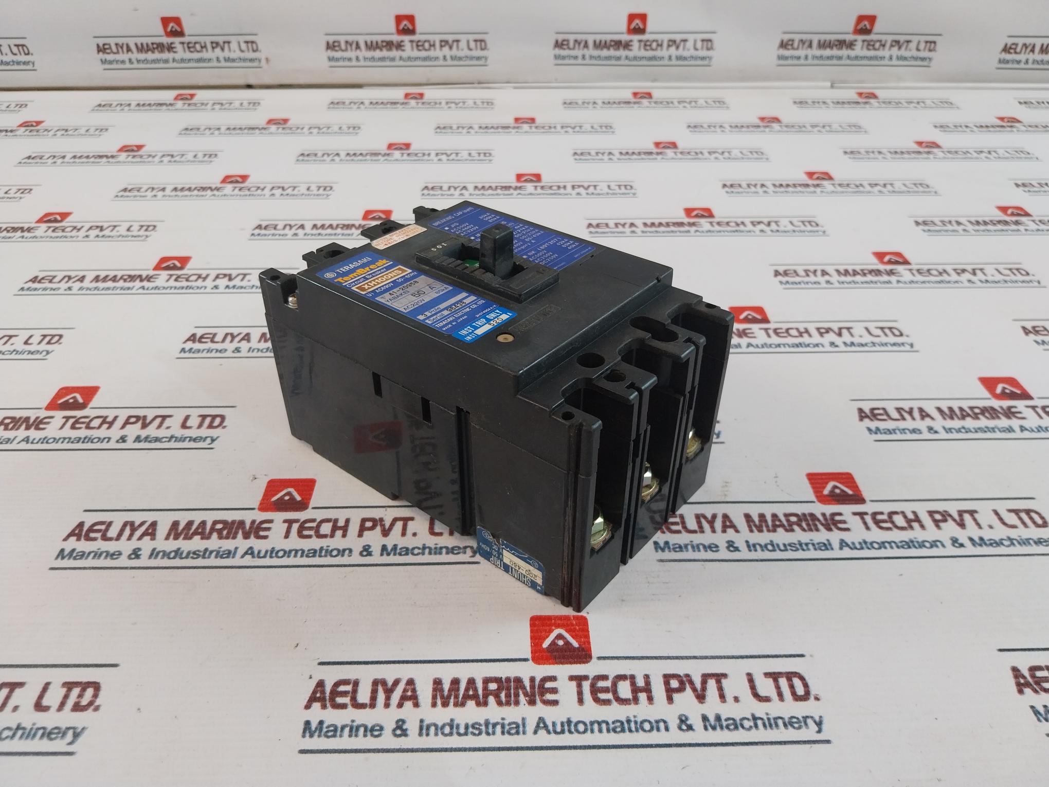 Terasaki Electric XH100NS 50A Circuit Breaker AC220V 85KA