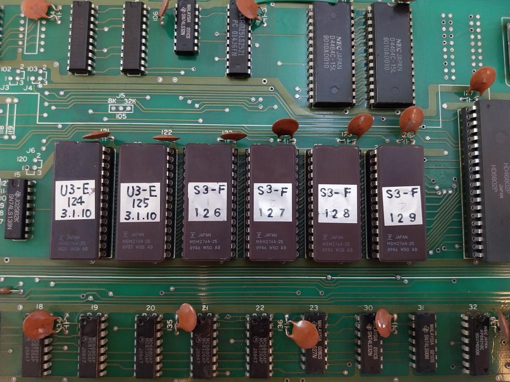Terasaki Emw-1101A Cpu Ram & Rom Module K/834/5-001C Used