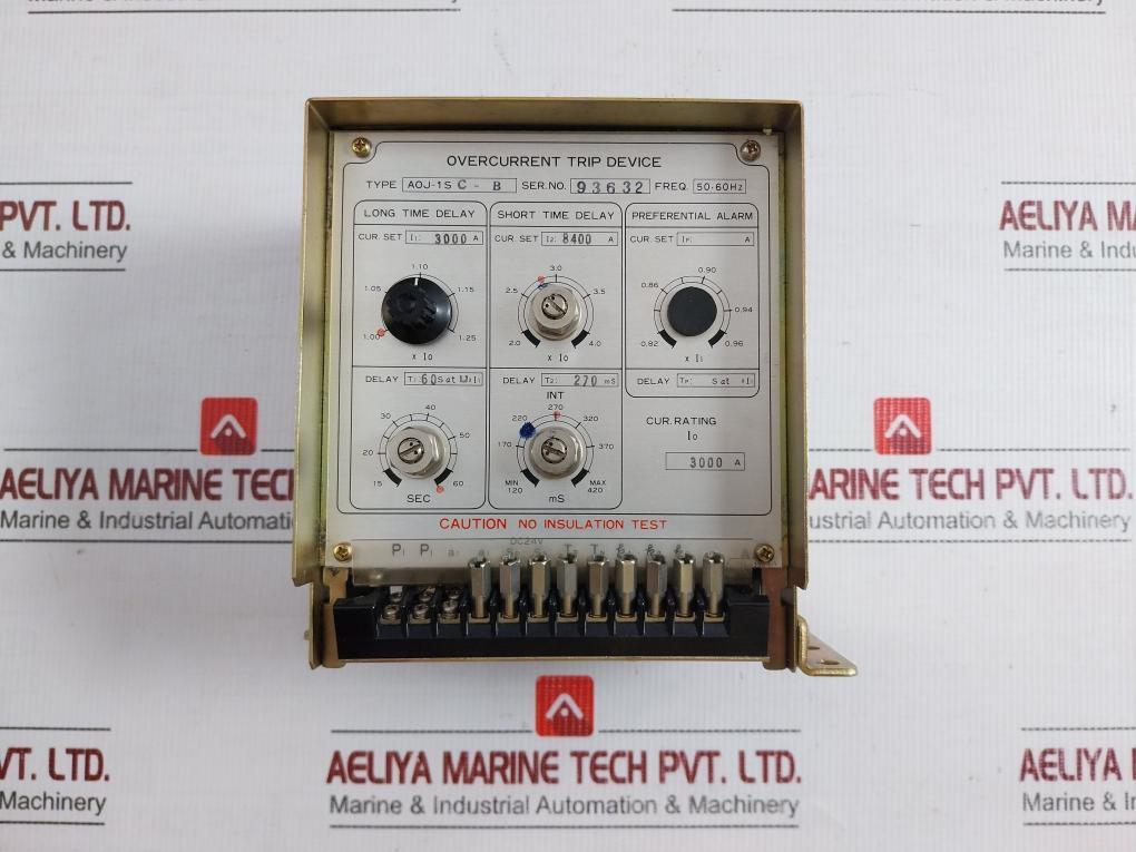 Terasaki Overcurrent Trip Device 50/60Hz 24 Vdc Aoj-1S-c-b