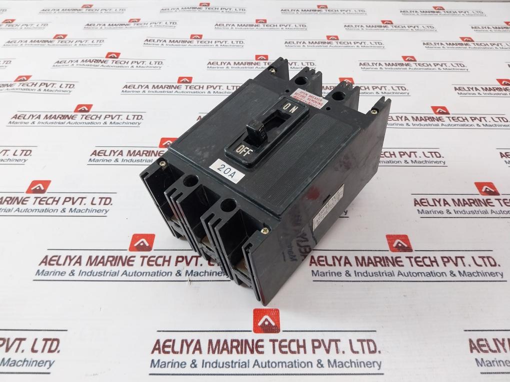 Terasaki T0-100D Circuit Breaker 20A 3 Pole