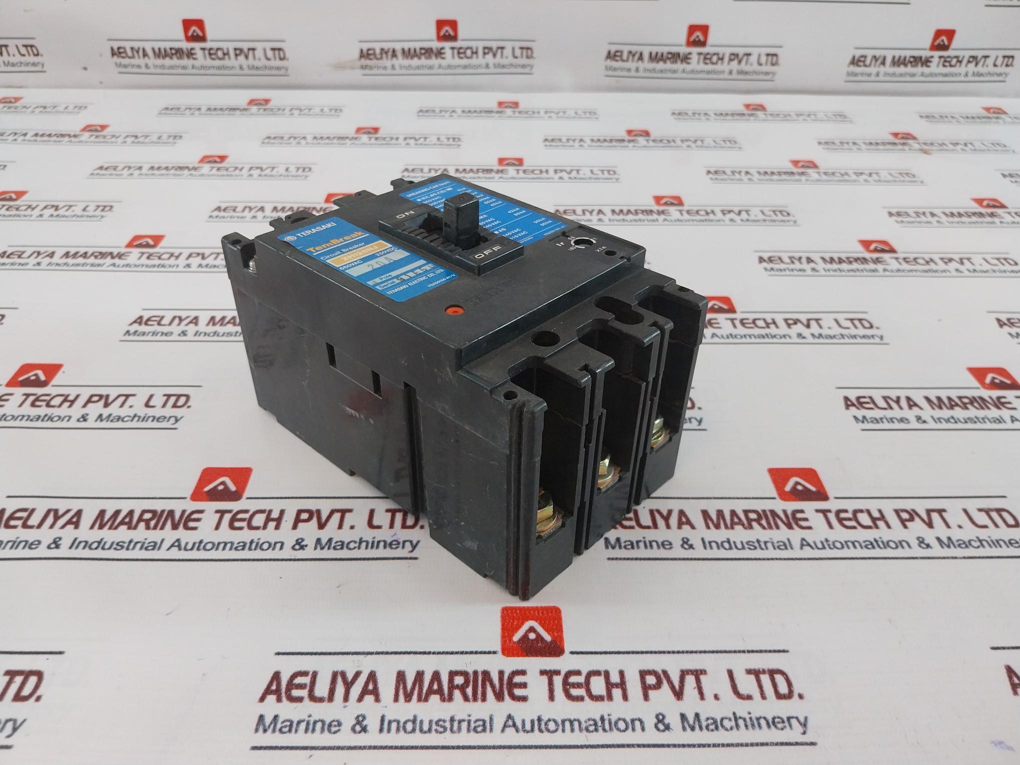 Terasaki Tembreak Xh125Nj Circuit Breaker 3 Pole 20A
