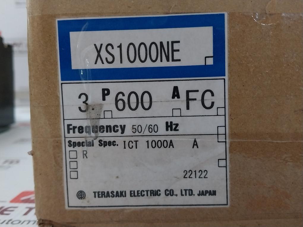Terasaki Xs1000Ne Tembreak 3-pole Circuit Breaker 690V 50/60Hz 2H8670Saa/R