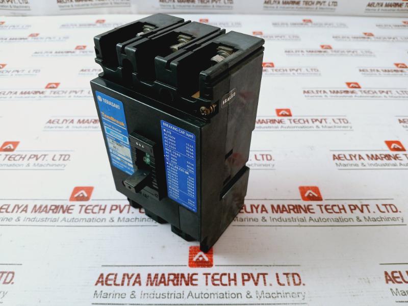 Terasaki Xs100Ns Tembreak 3 Pole Circuit Breaker Ac600V Ysas0181-b1 50Ka Dc250V