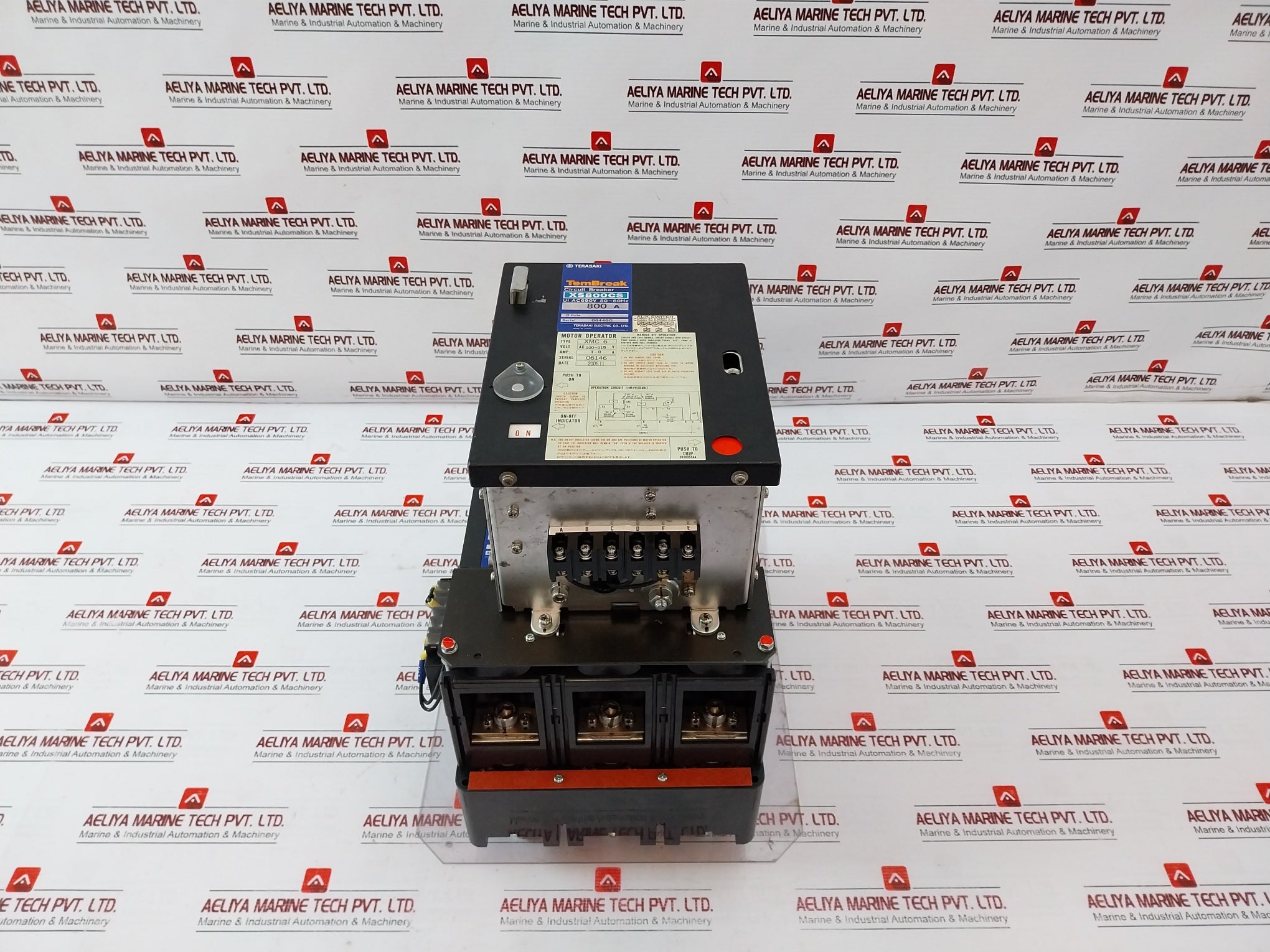 Terasaki Xs800Cs 3 Pole Tembreak Circuit Breaker Ac 690V 800A 2H1035Saa