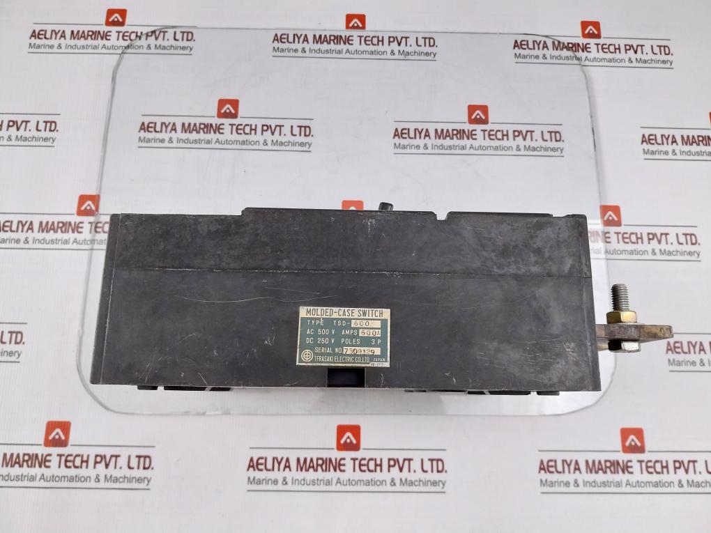 Terasaki Tsd-600 3-pole Molded Case Circuit Breaker Ac 500V 600A