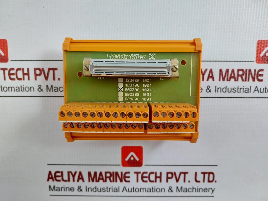 Terminal Block Interface Module Weidmuller 800388 1001