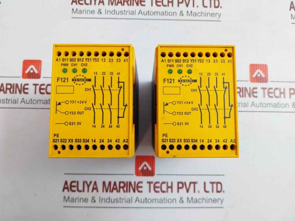Tesch 24Vac/Dc-50/60Hz Safety Relay F121X04