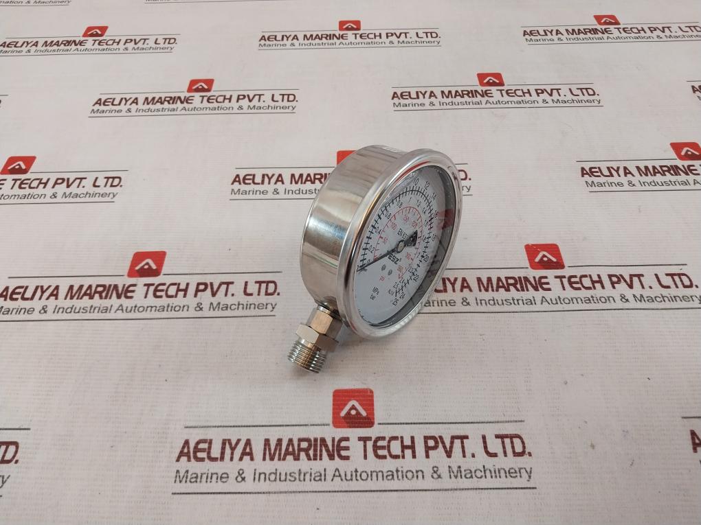 Tesz En 837.1 Pressure Gauge 0-350 Psi 0-25 Bar