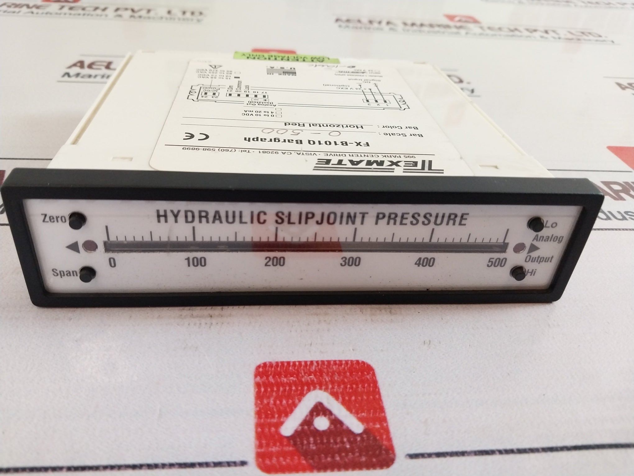 Texmate Fx-b101Q Bargraph Horizontal Red Meter I-process(Ip07)