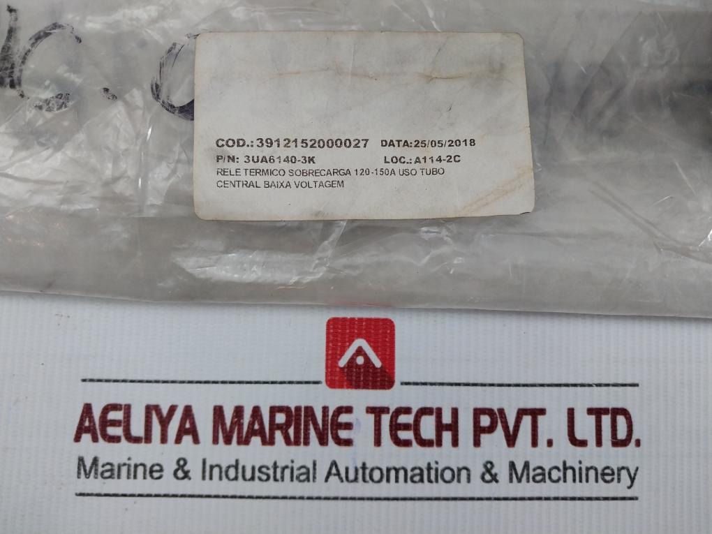 Thermal Overload Relay 1000V 120-150A Siemens 3Ua61 40-3K