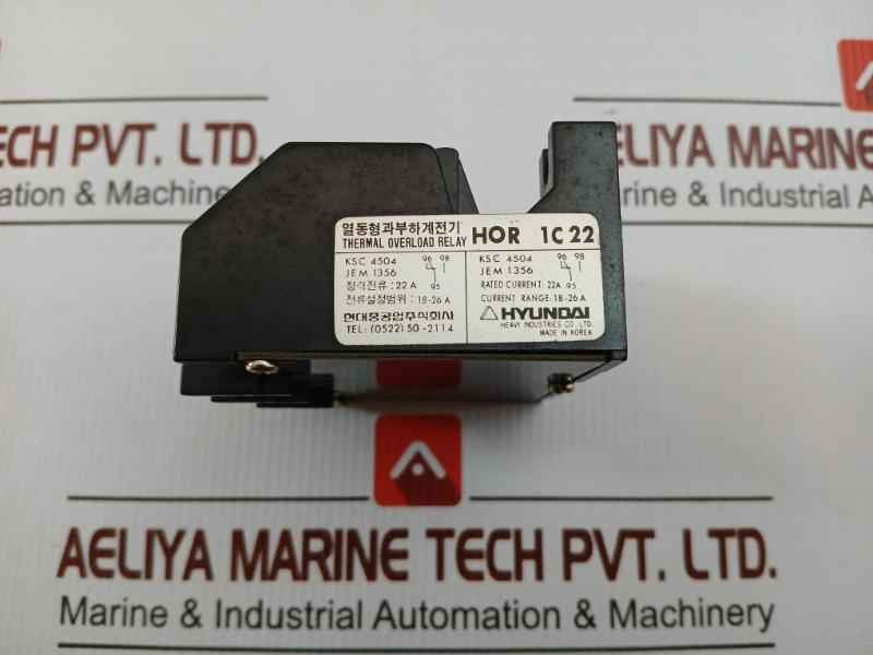 Thermal Overload Relay 22A Hor 1C 22 Hyundai