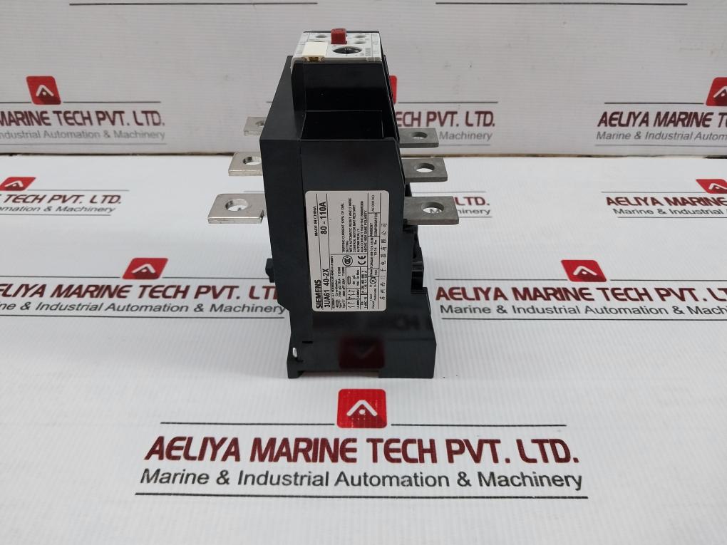 Thermal Overload Relay 3Ua61 40-2X Siemens 1000V 80-110A