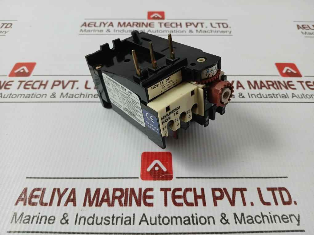 Thermal Overload Relay 600 Vac 0.5A Hyundai Hor 1K 20