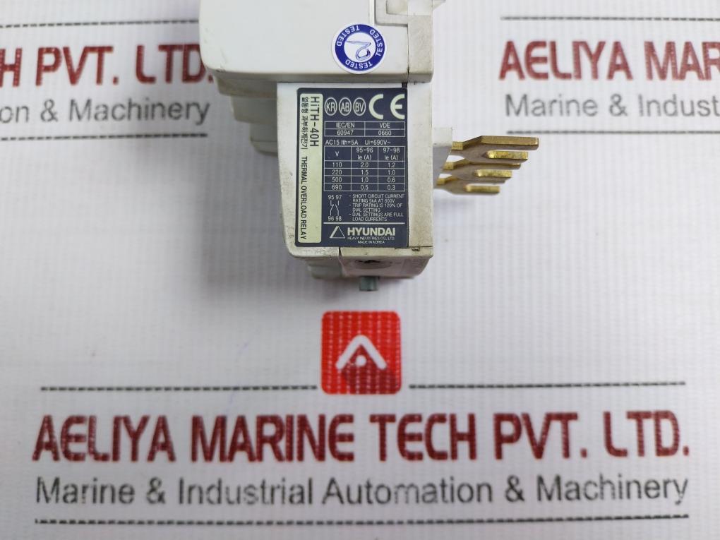 Thermal Overload Relay 690V Hyundai Hith-40H