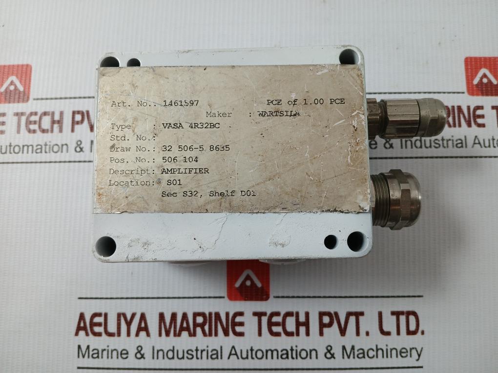 Thermocouple Amplifier Connection Box 12-35V Dc Kongsberg Ga-100/E